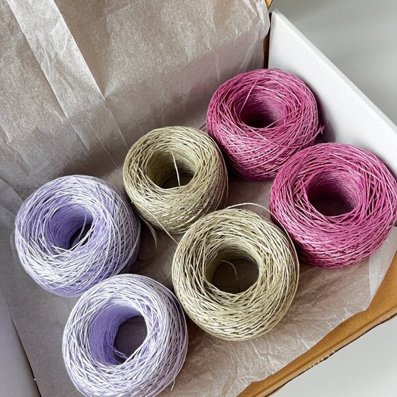 Other - Set of Six 100% linen Yarn Spools